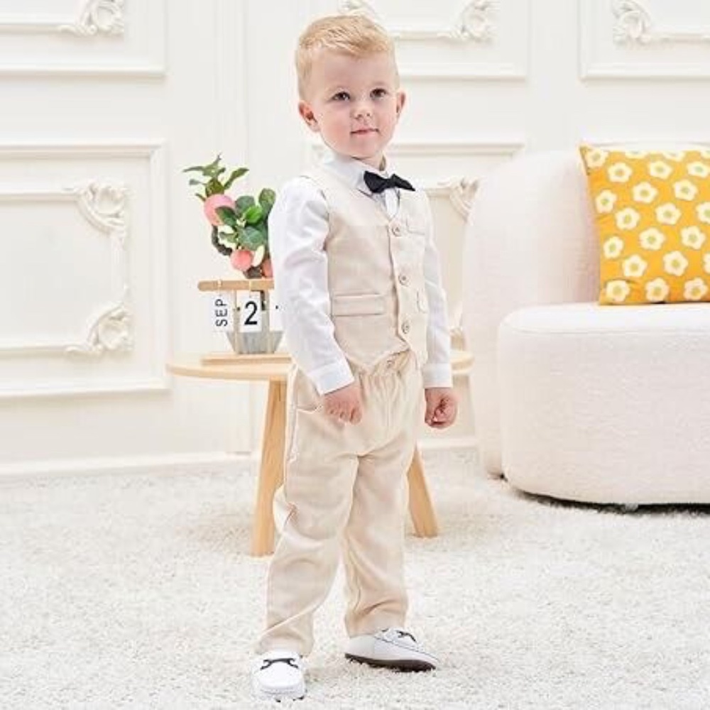 Toddler Boy Clothes Suit Gentleman Wedding Outfits, Formal Dress